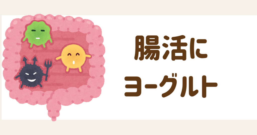 腸活にヨーグルト